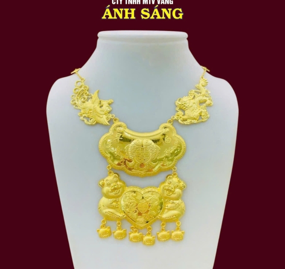 Dây Chuyền Cưới Con Heo ASJ006