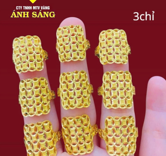 NHẪN KIỂU 980 (3C0) ASJ-N98003 NHẪN KIỂU 980 (3C0) ASJ-N98003