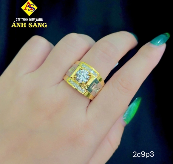 NHẪN XOÀN ĐÚC NAM ASJ293